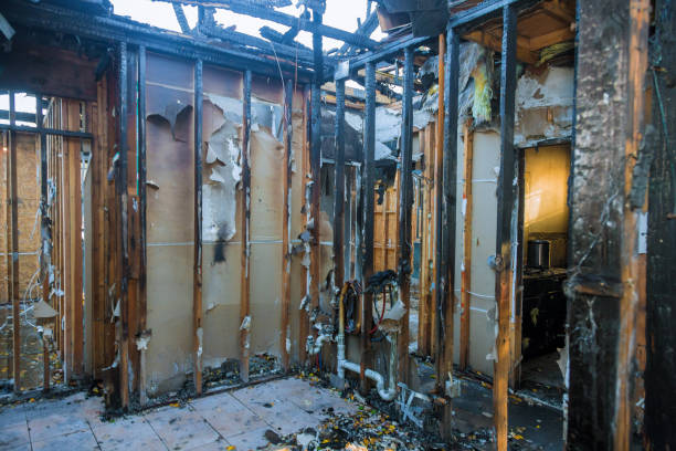 Professional Soot Cleanup technician working in Arlington, WA